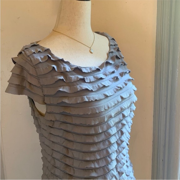 Banana Republic Stretch Ruffle Tiered Bodycon Dress - Picture 4 of 9